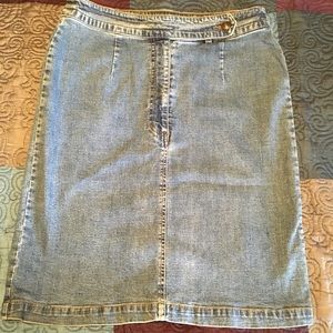 Denim Jean Skirt